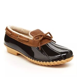 JBU Waterproof Duck Shoes.  Chocolate Brown.  Size 9.
